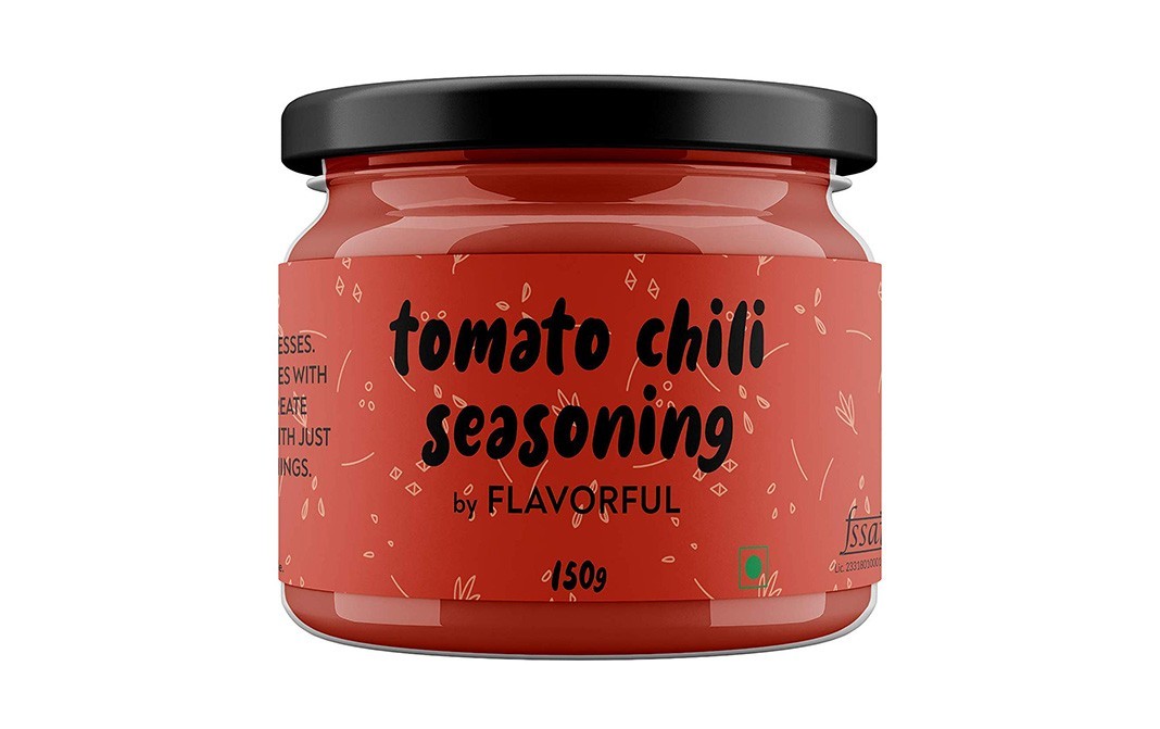 Flavorful Tomato Chili Seasoning    Glass Jar  150 grams